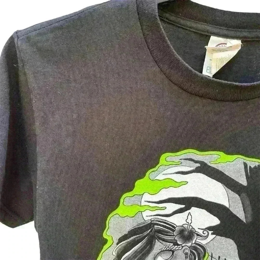Vintage Koffin Kats Graphic Tee Black Delta Pro Weight  2009 Size S Halloween - Picture 9 of 16